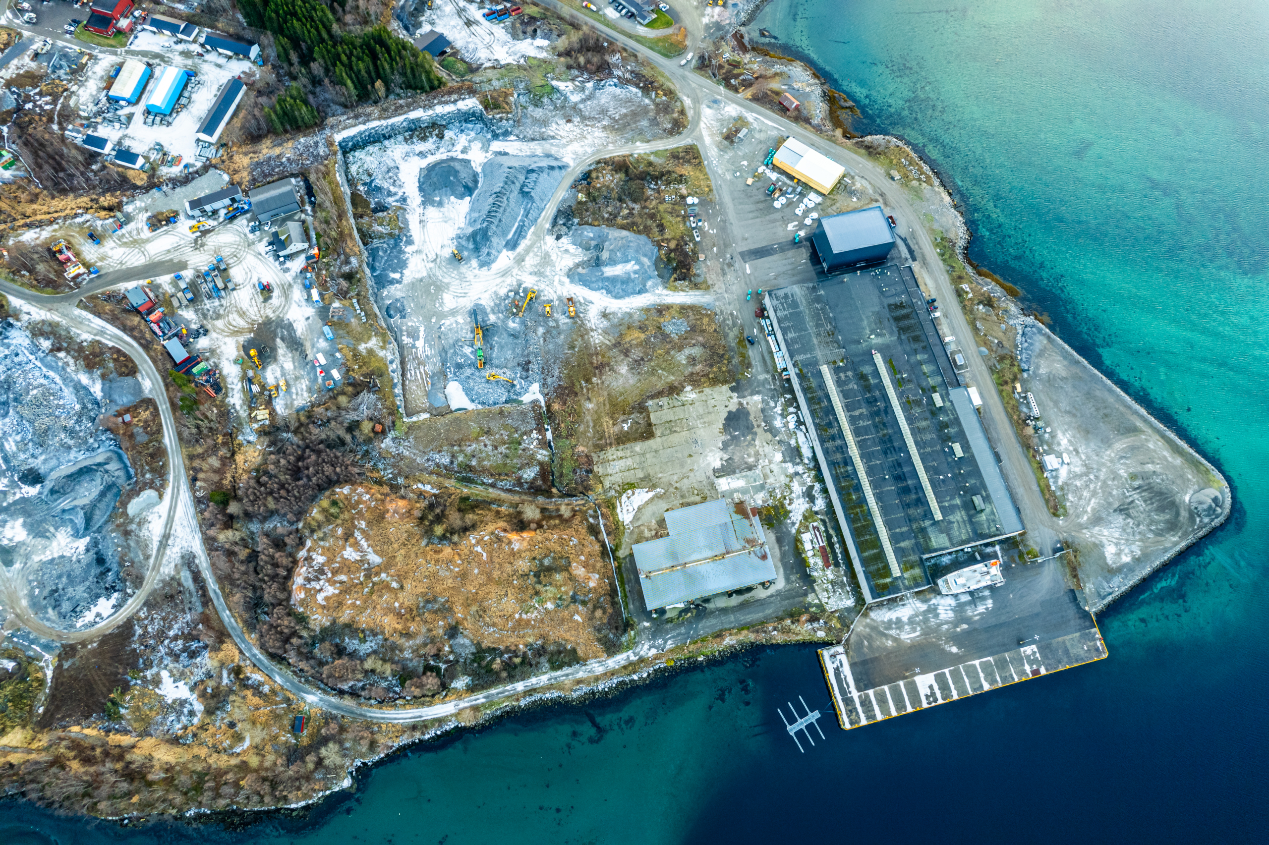 Dronebilde av Øyjordneset