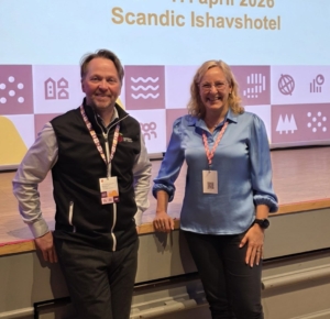 Kjetil og Hege på Utsyn Troms-konferanse