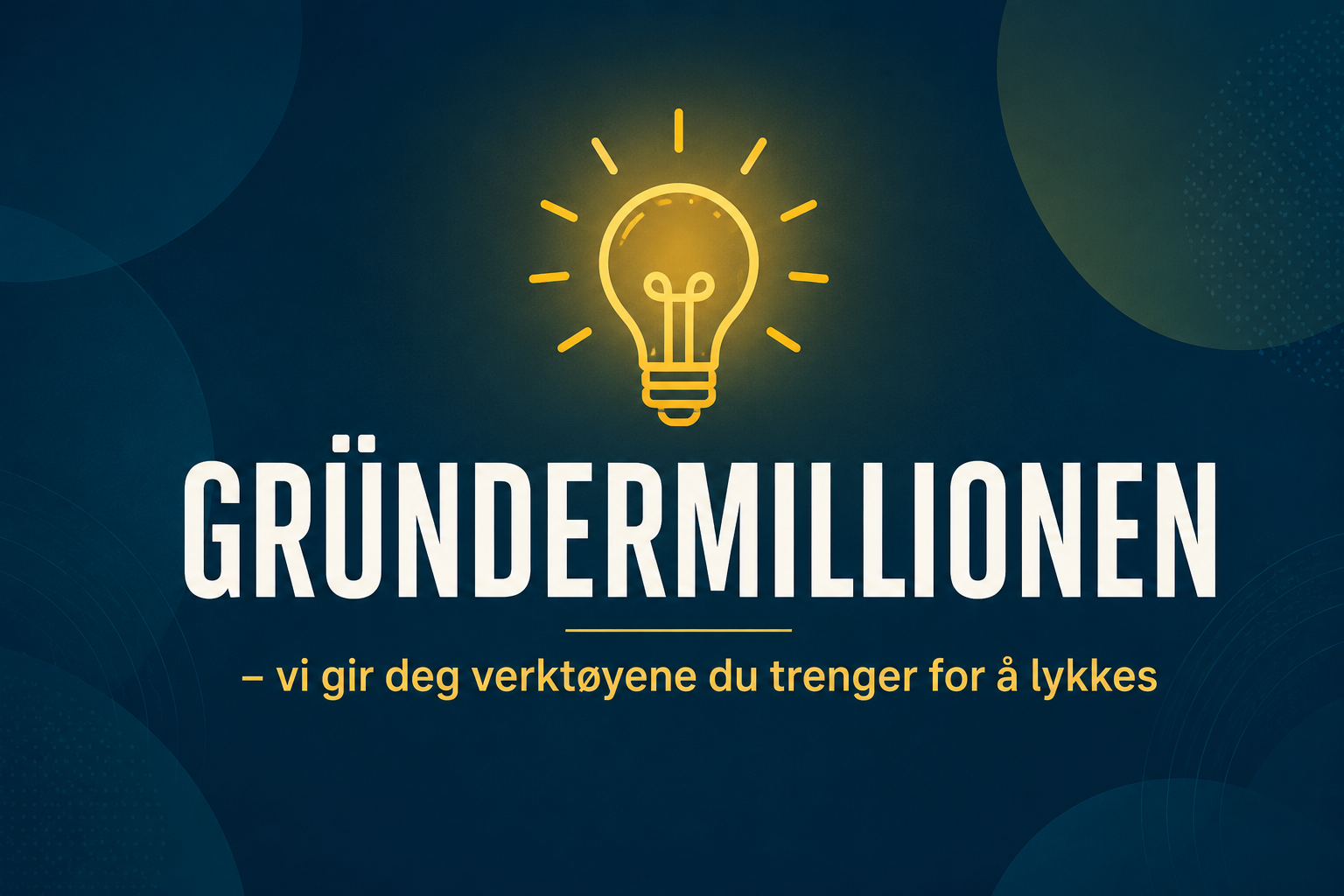 Grafisk illustrasjon for Gründermillionen
